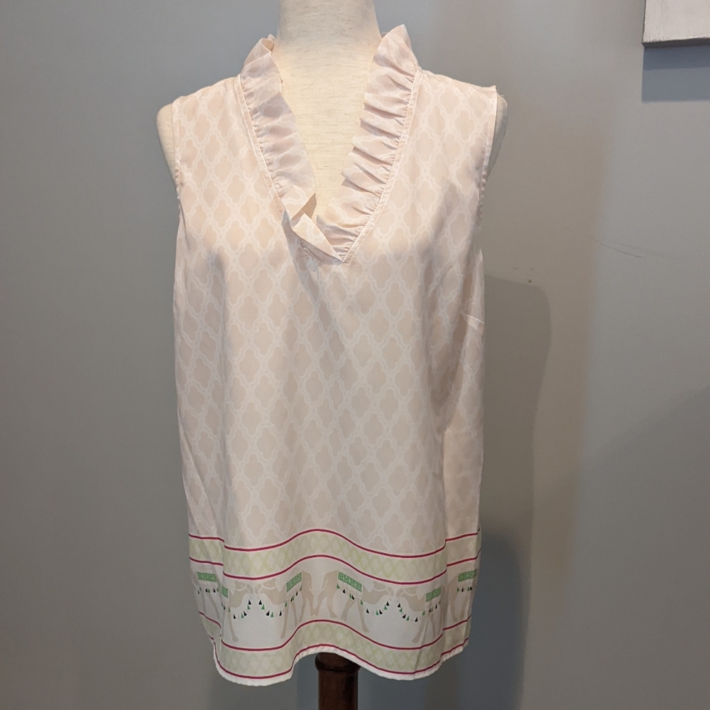 NWT Crown & Ivy Sleeveless Blouse Sz XL